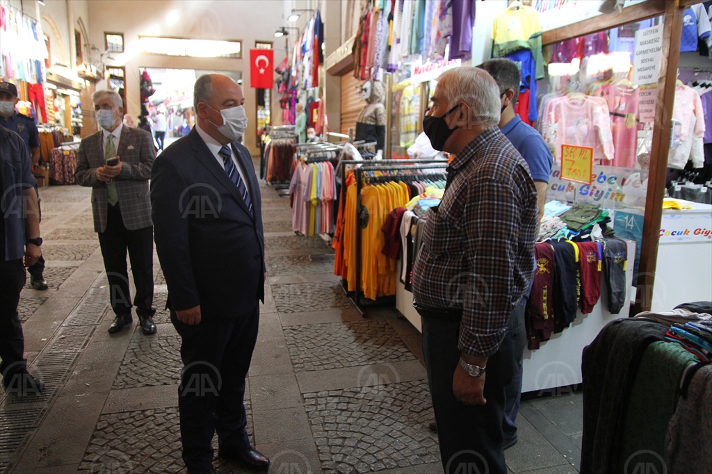 Kahramanmaraş ve Gaziantep'te kovid19 denetimleri