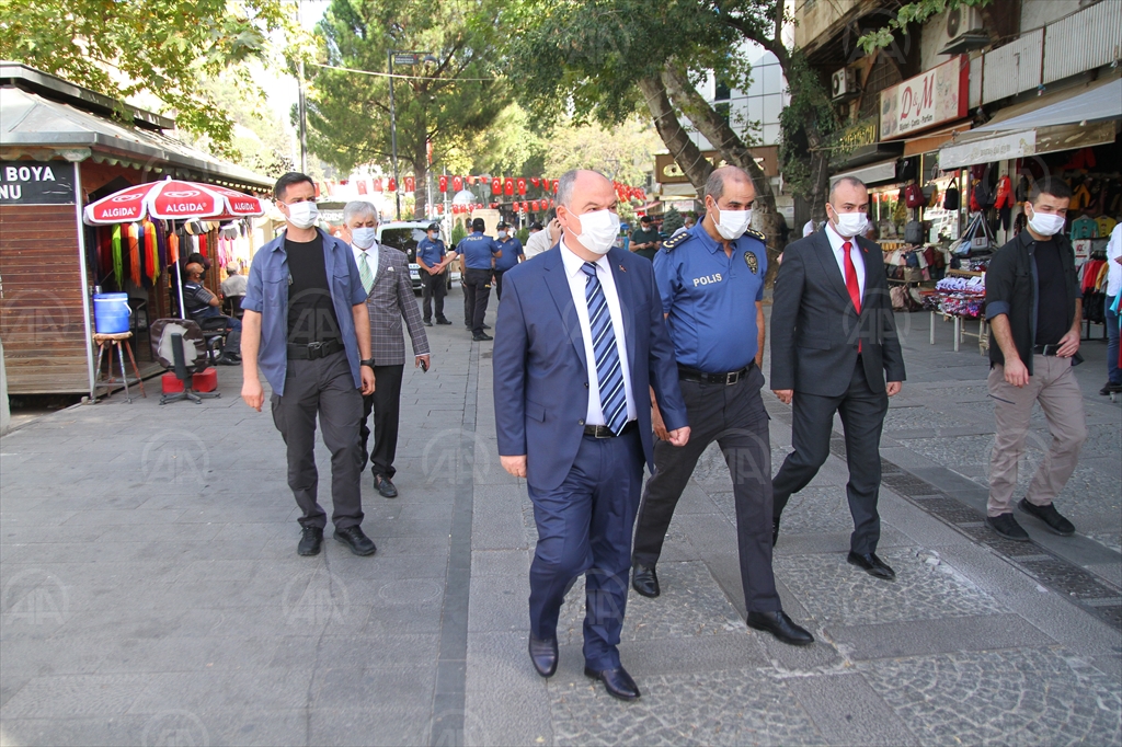 Kahramanmaraş'ta Kovid-19 denetimi